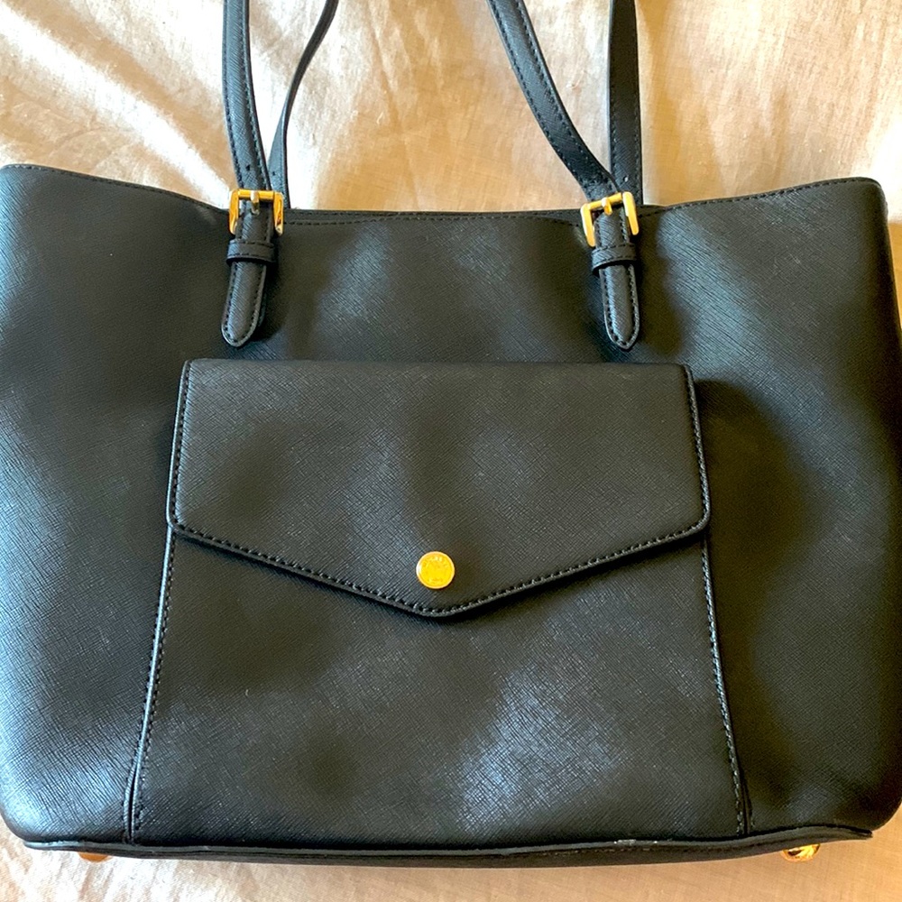 Michael Kors Black jet set tote